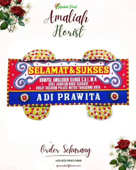 Papan Bunga Ucapan Selamat Giripurno